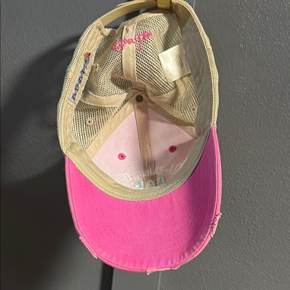Adams Pink and Tan Women's Hat - Picture 7 of 8